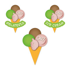 Ice cream logo