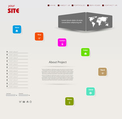Business website template, easy all editable