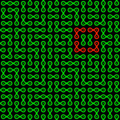 Metaballs seamless pattern