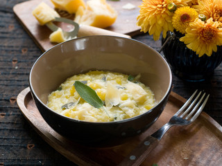 Risotto with pumpkin