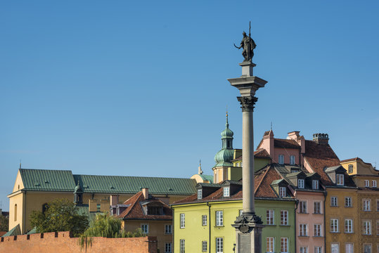 View of Sigmund's Column on the Castle Square, Warsaw
