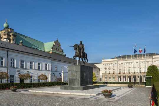 Presidential Palace in Warsaw, Poland