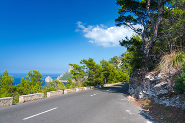 Fototapeta premium Road to Formentor cape