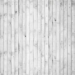 Fotobehang Hout textuur muur Naadloze achtergrondtextuur van witte houten muur