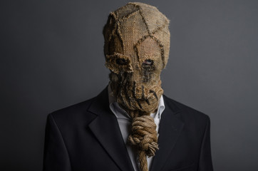 Fototapeta premium Halloween Scarecrow