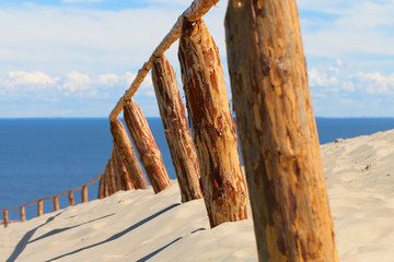 Sandy dunes, Curonian Spit , Lithuania.