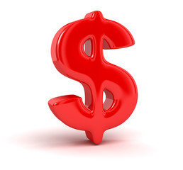 Dollar Sign (clipping path included)