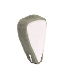 Vertical side view protective mask.