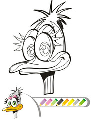 Painting the Mother Ostrich