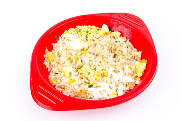 Fried rice crab