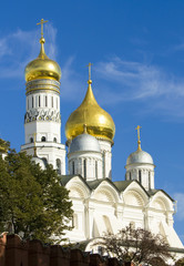 Fototapeta na wymiar Moscow, Kremlin cathedrals