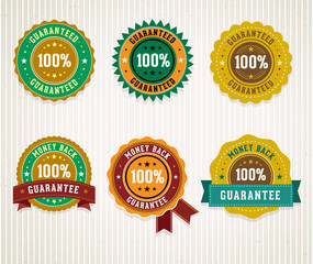 Set of retro badges.