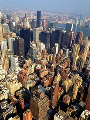 New York aerial view from Empire State Building