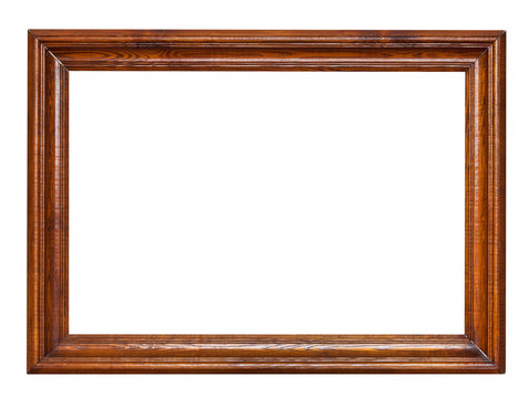 wooden brown picture frame