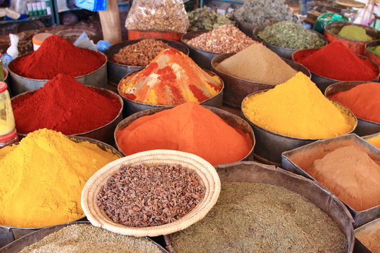 Fototapeta marocco mercato