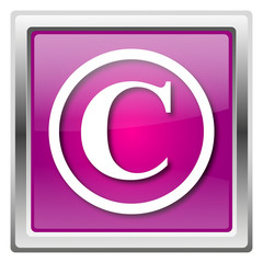 Fototapeta premium Copyright icon