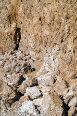 surface of the marble with brown tint