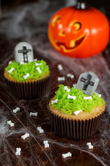 Cupcake Halloween Bara Erba