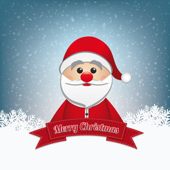 santa claus winter merry christmas