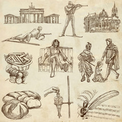 traveling Germany - hand drawings - old paper part 1 © kuco
