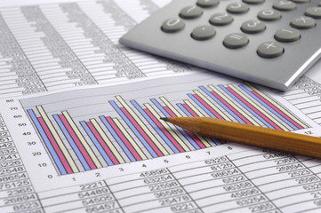 Obraz premium finance business calculation