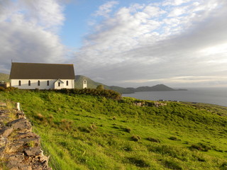 Fototapeta na wymiar Church of Mary Immaculate Lohar Waterville Ireland