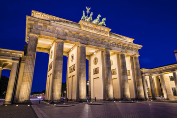Naklejka premium Brandenburg Gate in Berlin, Germany