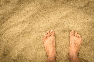 Naked Feet in the Desert