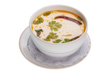 Thai famous soup Thom Yam