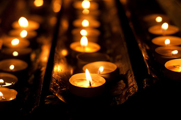 Votive candles © timages