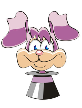Rabbit in a top-hat