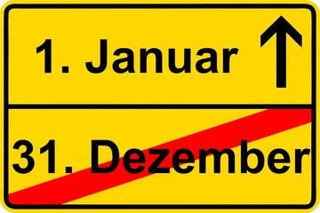 131008-Ortsschild-Jahreswechsel-31-Januar-1-Dezember