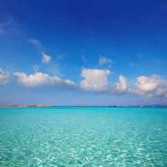 Illetes Illetas beach in Formentera Balearic Islands