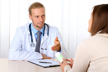 Doctor and patient at office