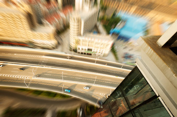 Aerial view of the Stack Interchange