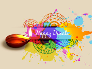 colorful diwali background