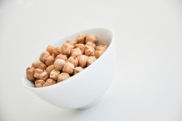 chickpeas in a bowl