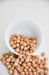 chickpeas in a bowl