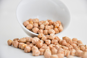 chickpeas in a bowl