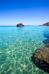 Ibiza Aigues Blanques Aguas Blancas Beach at Santa Eulalia