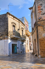 Alleyway. Mesagne. Puglia. Italy.