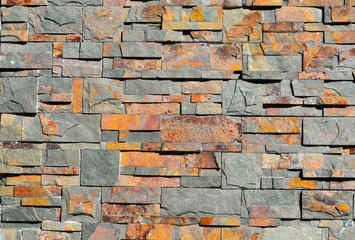 wall of cut stone