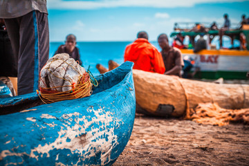Fishermans in Malawi