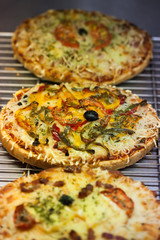 vegetarian pizza for quick lunch