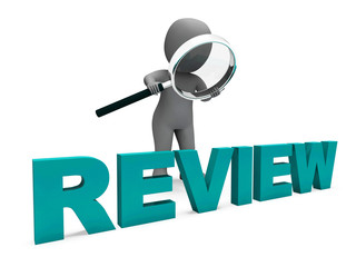 Review Character Shows Assess Reviewing Evaluate And Reviews