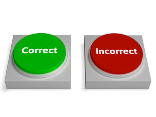 Correct Incorrect Buttons Shows True Or False