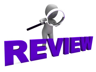 Review Character Shows Reviewing Evaluate And Reviews