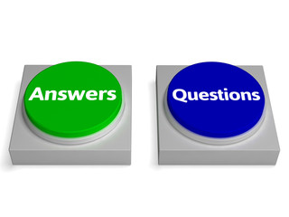 Answers Questions Buttons Shows Faq Or Solutions