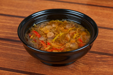 Fresh vegetable soup