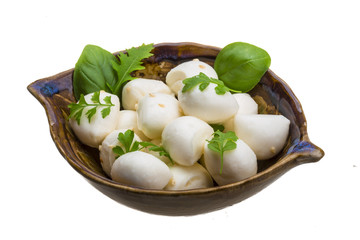 Mozzarella with herbs
